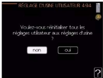 MITSUBISHI HSB140 - Menu 4.9.4 - réglage d'usine utiliser - 1