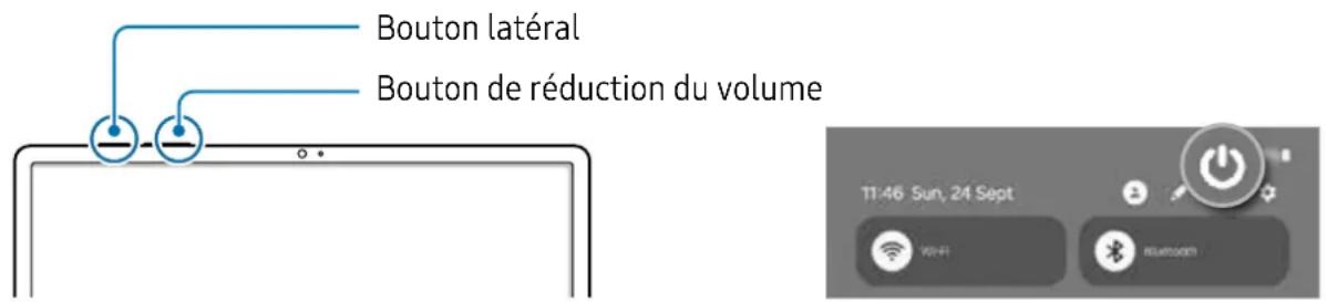 SAMSUNG Galaxy Tab S9 FE - Allumer et éteindre l'appareil - 1