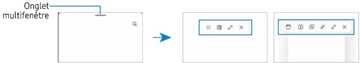 SAMSUNG Galaxy Tab S9 FE - Utiliser les menus multifenêtres - 1