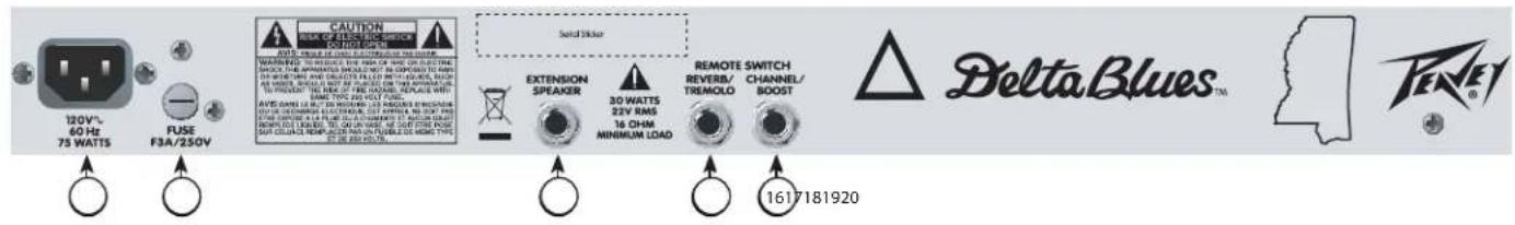 PEAVEY Delta Blues 210 - NOTE: FOR UK ONLY - 1