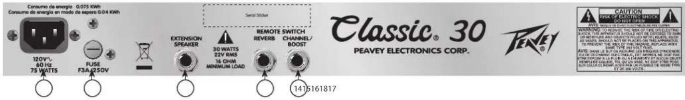 PEAVEY Delta Blues 210 - FEATURES: - 3