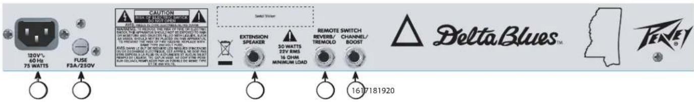 PEAVEY Delta Blues 210 - NOTE: FOR UK ONLY - 1