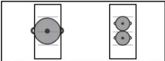 GRUNDIG GIEI 638986 IF - This function allows you to quickly switch between 3 cooking zones: - 2