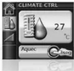 CLIMATE CTRL 27 °C Aquéc 3sec