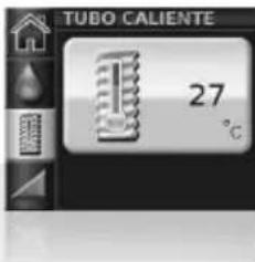 TUBO CALIENTE 27 °C