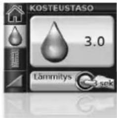 KOSTEUSTASO 3.0 Lämmitys 4 sek