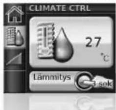 CLIMATE CTRL 27 °C Lämnitys 1 sek