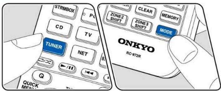 ONKYO TXNR6050 - Écoute de la radio - 1