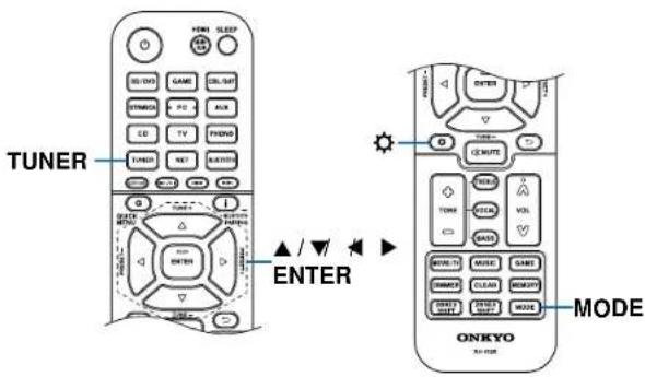 ONKYO TXNR6050 - Syntonisation manuelle - 1