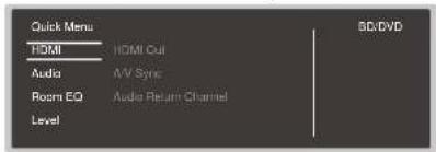 ONKYO TXNR6050 - Commandes du menu - 2