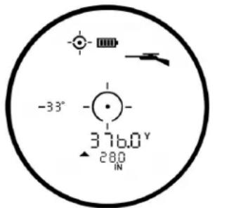 BUSHNELL Fusion X - Esempio di modalità Fucile - 1