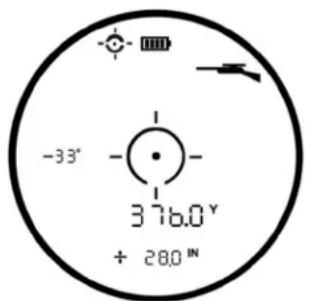 BUSHNELL Fusion X - Exemple du Mode Fusil - 1