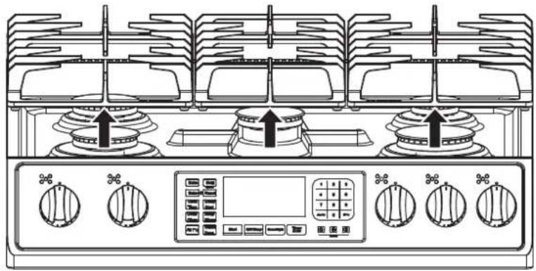 INSIGNIA NSRGFCGS2 - Assemblage des brûleurs de la surface de cuisson - 2