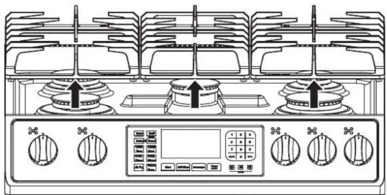 INSIGNIA NSRGFCGS2 - Nettoyage des grilles et des assemblages de brûleurs de surface - 1