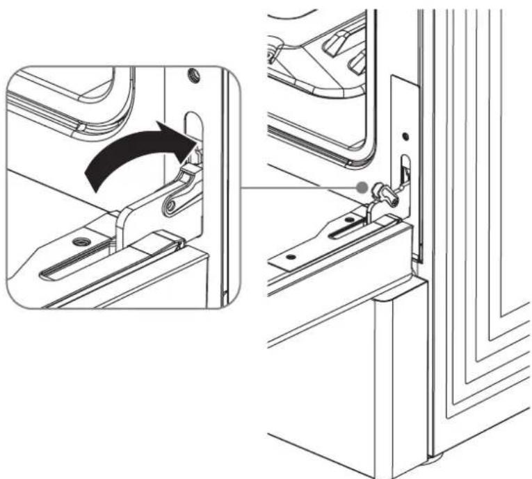 INSIGNIA NSRGFCGS2 - Pour replacer la porte - 2