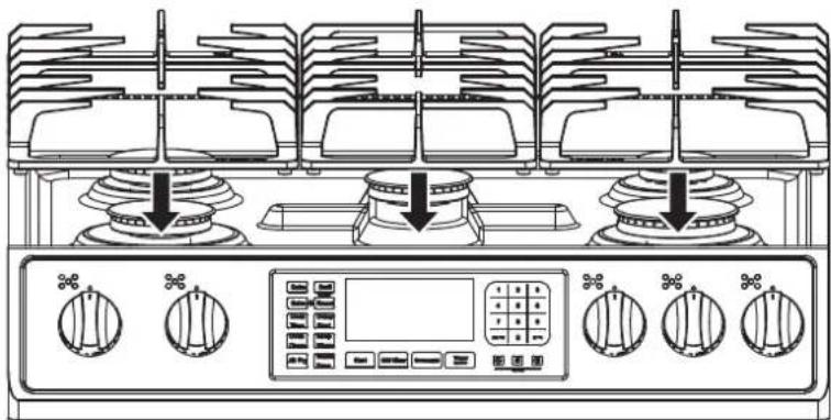 INSIGNIA NSRGFCGS2 - Nettoyage des grilles et des assemblages de brûleurs de surface - 5