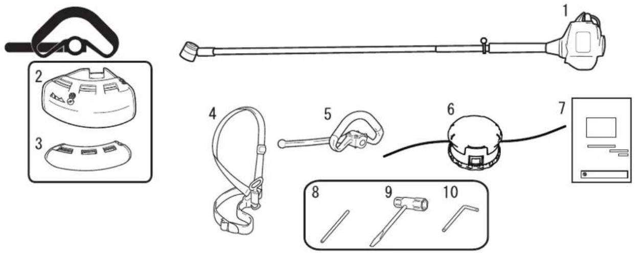 Shindaiwa T302TS - Lista de piezas - 1