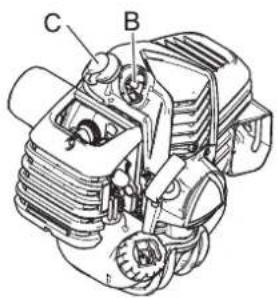 Shindaiwa T302TS - Nylonfaden einlegen - 3