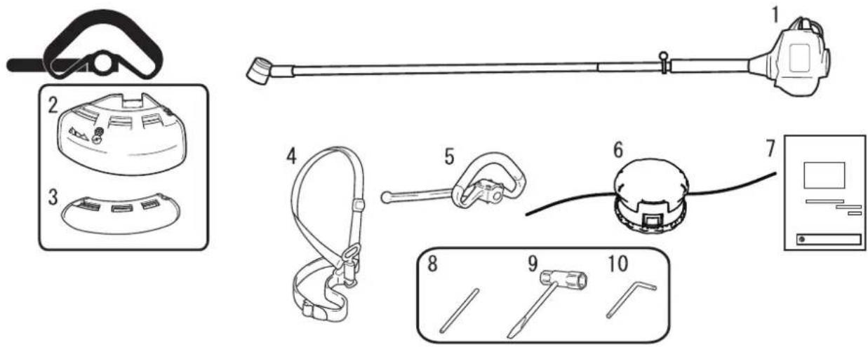 Shindaiwa T302TS - Packliste - 1