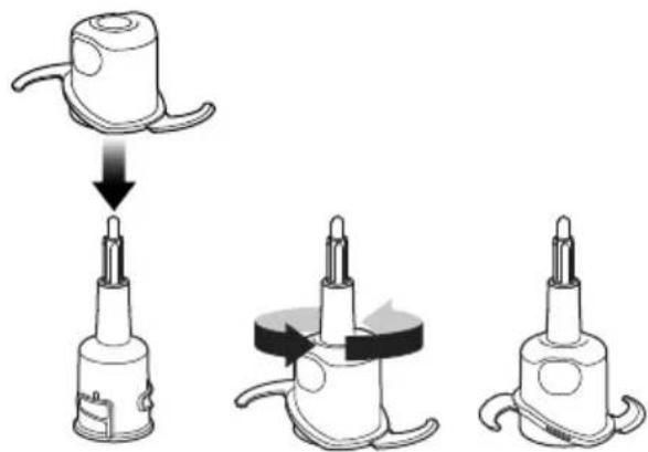 Diagram illustrating a mechanical assembly process with three stages of tool manipulation or assembly.