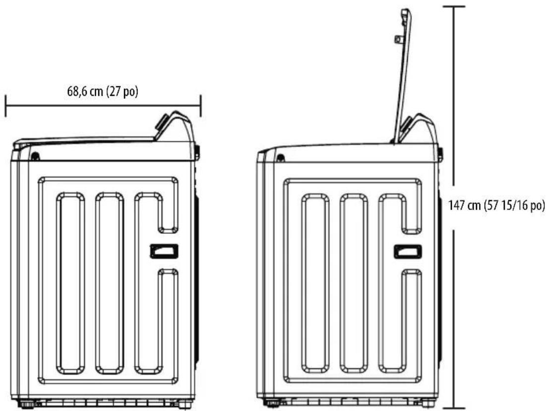 INSIGNIA NSTWM35W1 - Panneau avant - 2