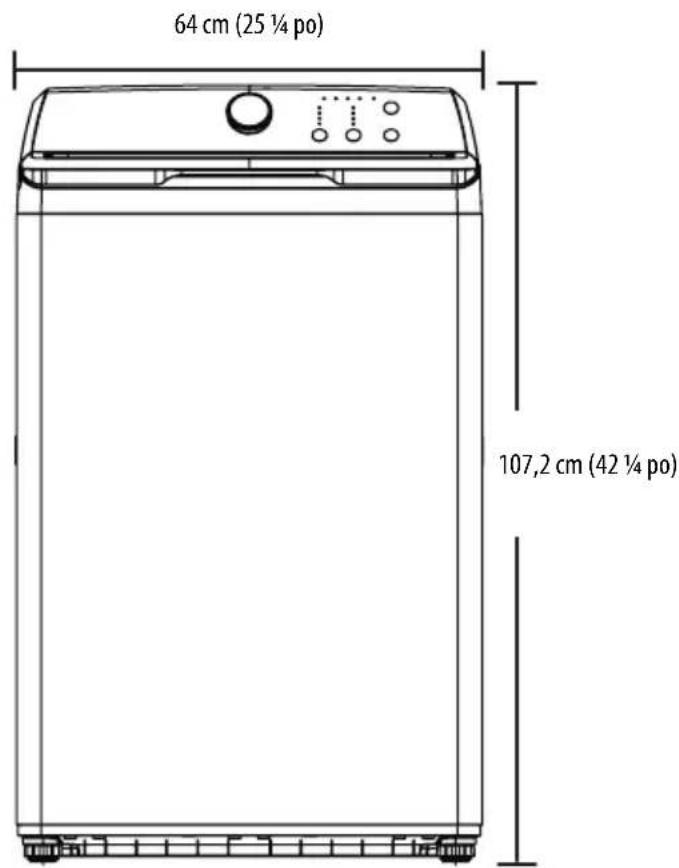 INSIGNIA NSTWM35W1 - Panneau avant - 1