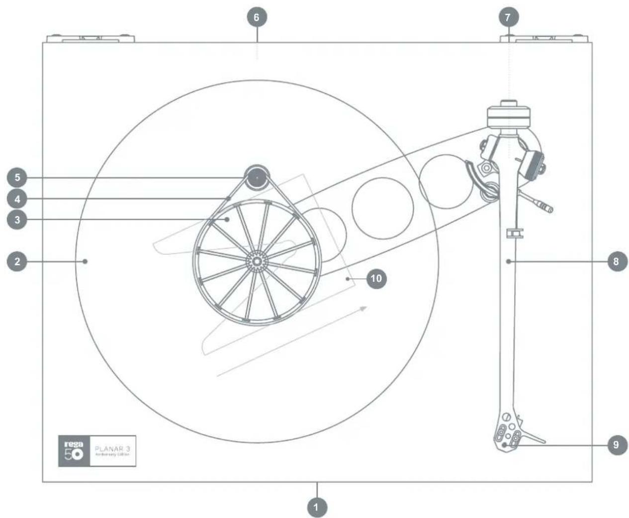 REGA Planar 3 50th Anniversary Edition - Sādan pakker du pladespilleren ud - 1