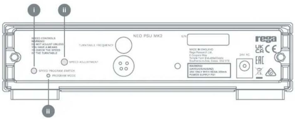 REGA Planar 3 50th Anniversary Edition - Ripristino delle impostazioni di fabbrica del Neo PSU MK2 - 1