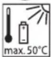 Flex IW 12" 950 18.0EC - Szimbólumok a készüléken - 4