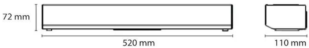72 mm 520 mm 110 mm