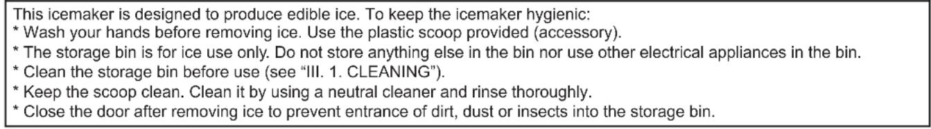 Hoshizaki IM65NEHC - OPERATING INSTRUCTIONS - 3