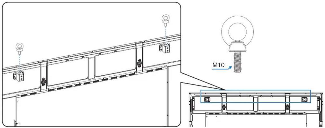 SHARP PNME432 - Fixation de boulons à œil pour le montage (ME982/ME862/ME752) - 1