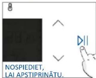 8 NOSPIEDIET, LAI APSTIPRINATU.