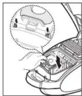 SAMSUNG VC05THNJGBB - CHANGING THE DUST BAG - 4