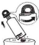 SAMSUNG VC05THNJGBB - Cleaning the cyclone filter (Option) - 3