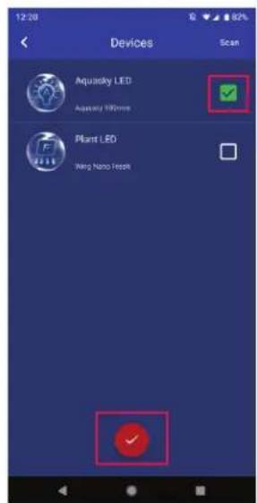 Fluval Plant 3.0 - Connexion de l'appli à l'appareil déclairage - 4