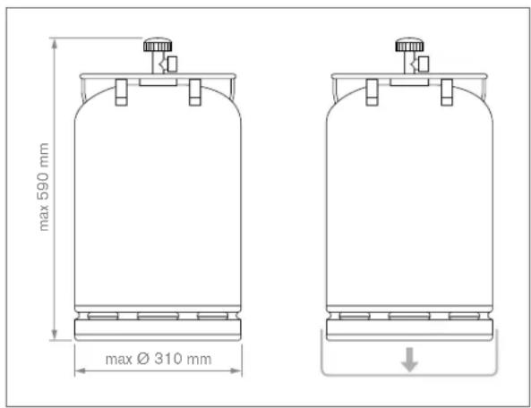 Outdoorchef Lugano 570 G - BOUTEILLES DE GAZ - 1