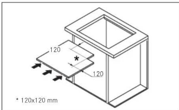 FRANKE FHSM 755 4G DC ON E - MINIMUM DIMENSIONS (MM) - 1