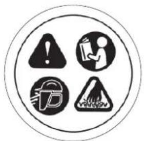Maruyama EH230DSL - Safety Decals - 3