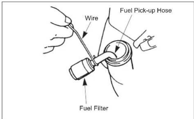 Maruyama EH230DSL - Fuel Filter Replacement - 1