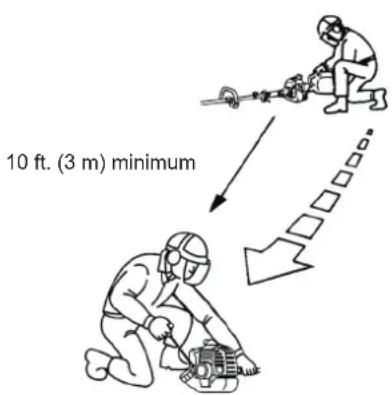 Maruyama EH230DSL - HOW TO AVOID THE HAZARD - 1