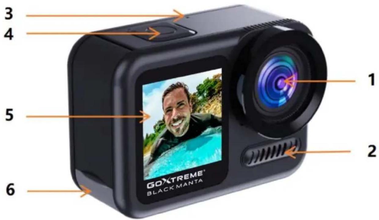 3 4 5 6 GOXTREME® BLACK MANTA 1 2