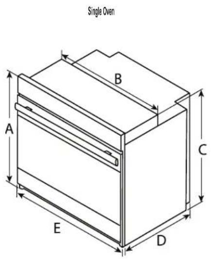 Kucht KWO310 - PRODUCT DIMENSIONS - 1