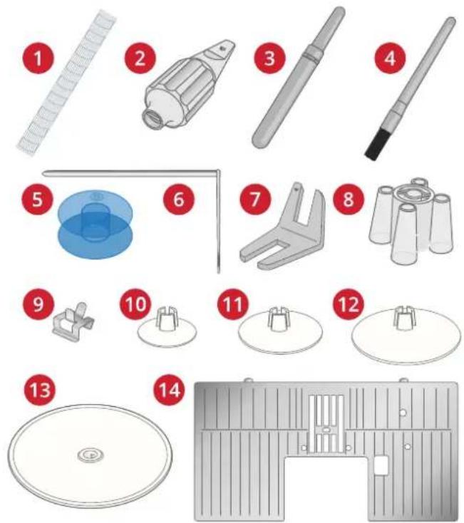 Husqvarna-Viking Designer Ruby 90 - Accessoires inclus - 1