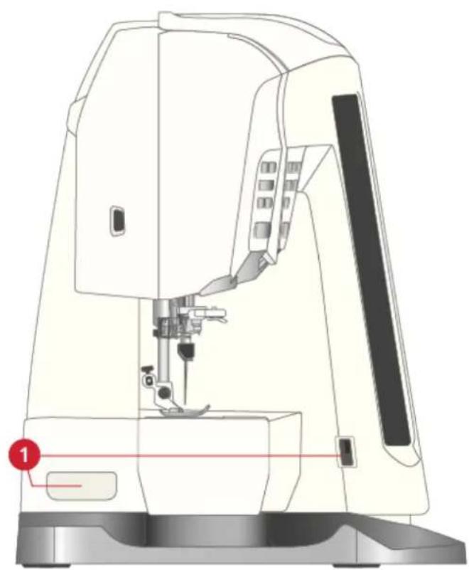 Husqvarna-Viking Designer Ruby 90 - Zone d'aiguille - 2