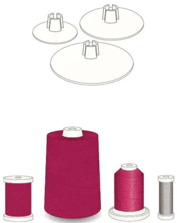 Husqvarna-Viking Designer Ruby 90 - Fil transparent - 1