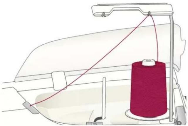 Husqvarna-Viking Designer Ruby 90 - Bobinage par l'aiguille - 4