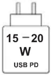 15 - 20 W USB PD