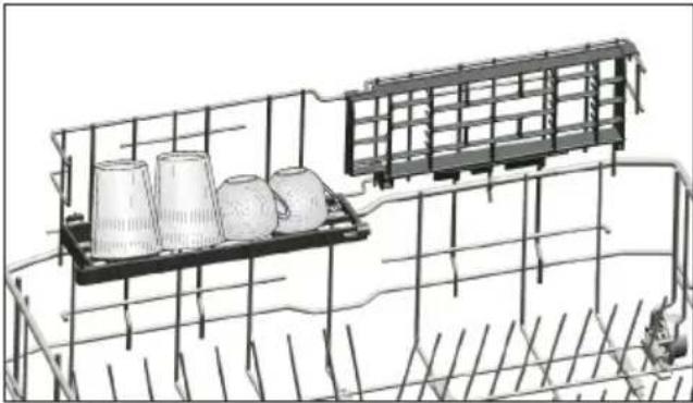 BEKO BDFN15440S - Support multifonction/à hauteur ajustable du panier inférieur - 1