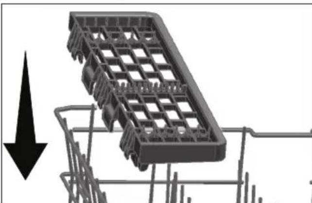 BEKO BDFN15440S - Support multifonction du panier supérieur - 3